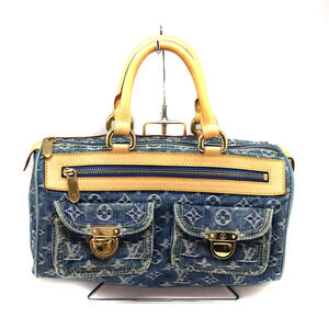 Louis Vuitton Handbag Speedy Denim LV Blue Neo Monogram